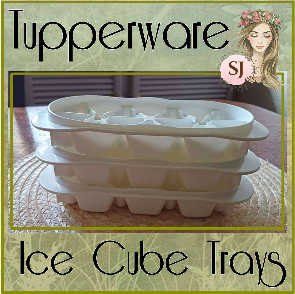 Tupperware Ice Cube Tray | 22 X 10 X 3.5 CM HIGH |