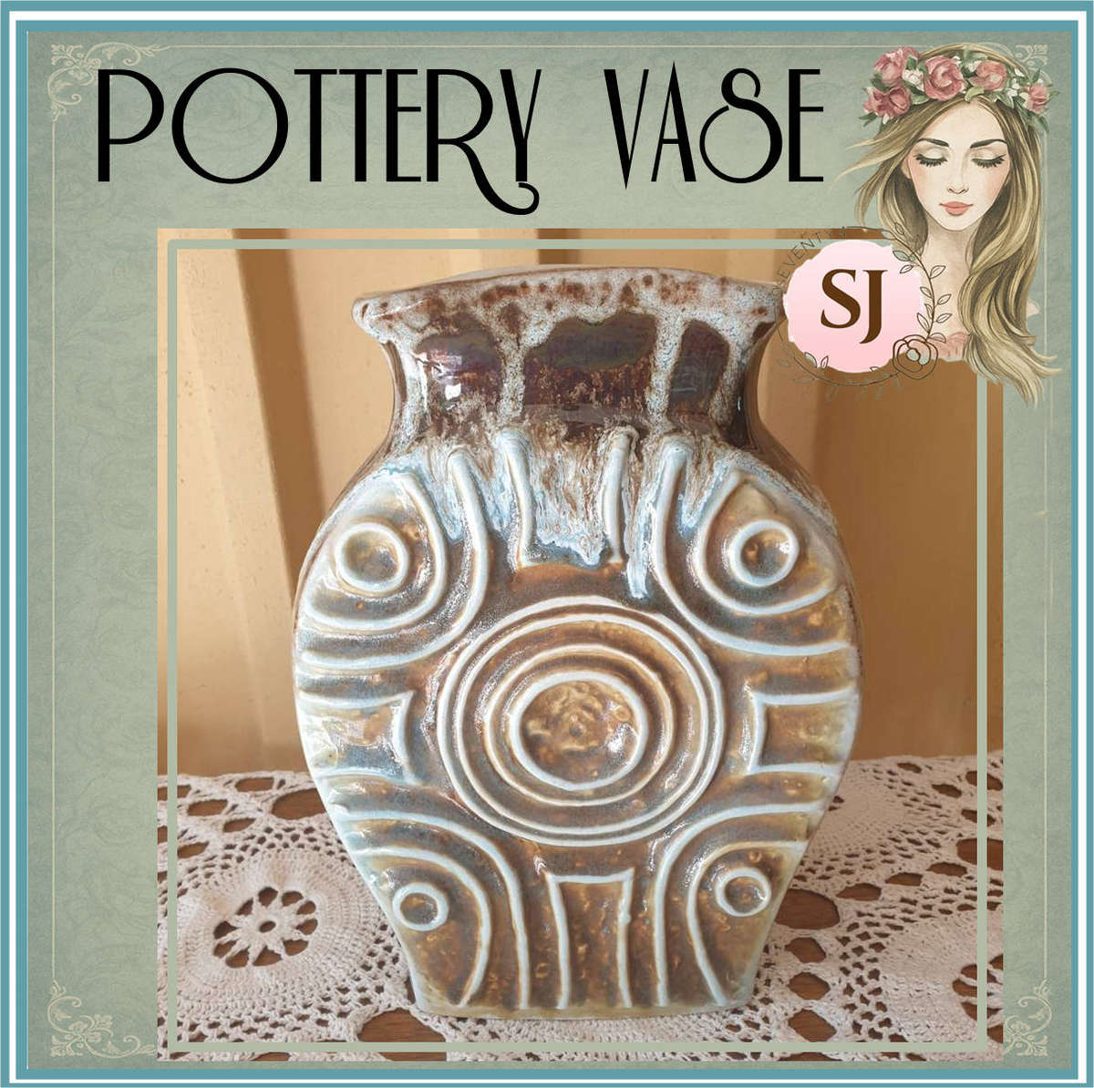 LARGE POTTERY VASE | GREAT CONDITION | DECOR | HOME |