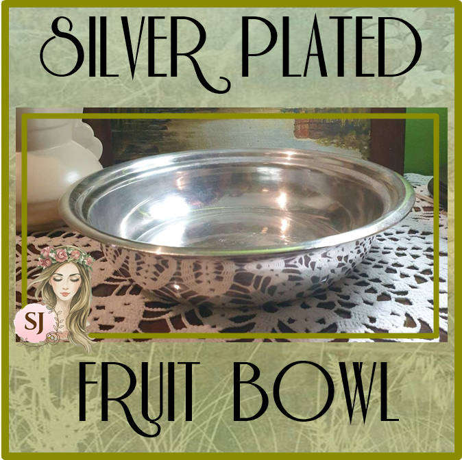 SILVER PLATED FRUIT BOWL