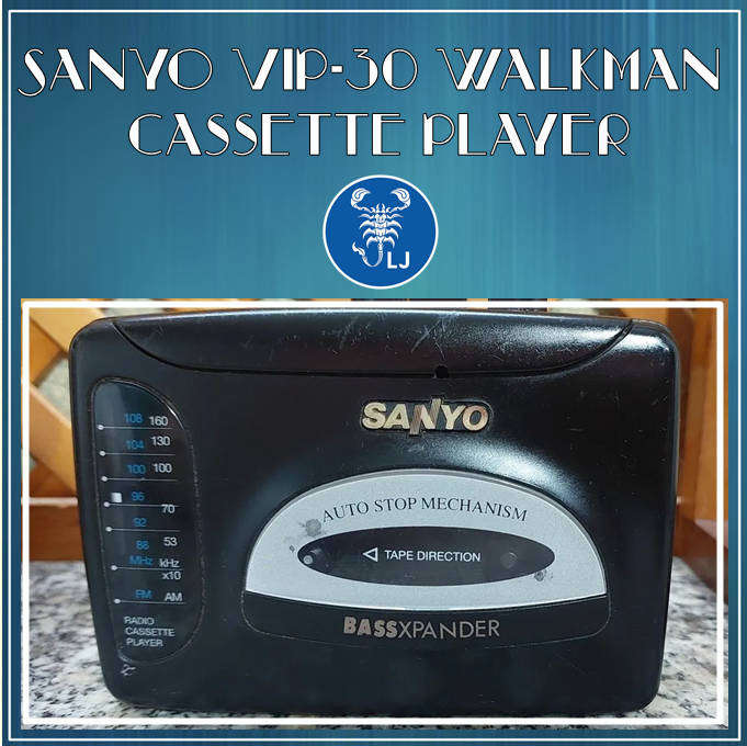 Sanyo VIP-30 Walkman Cassette Player