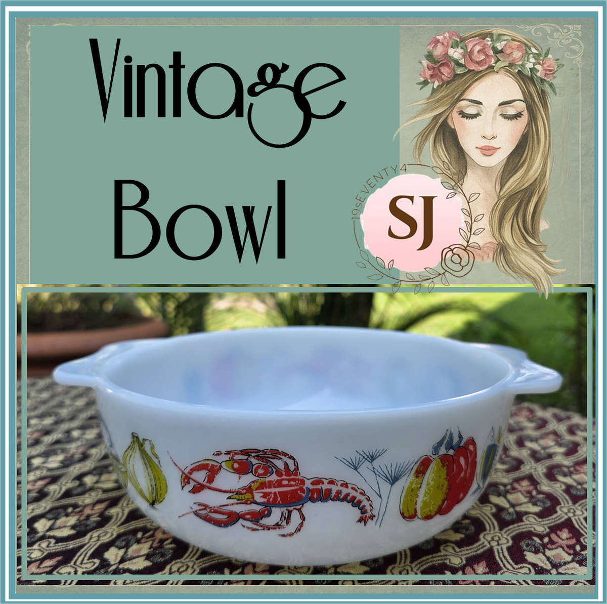 Stunning old Vintage Bowl