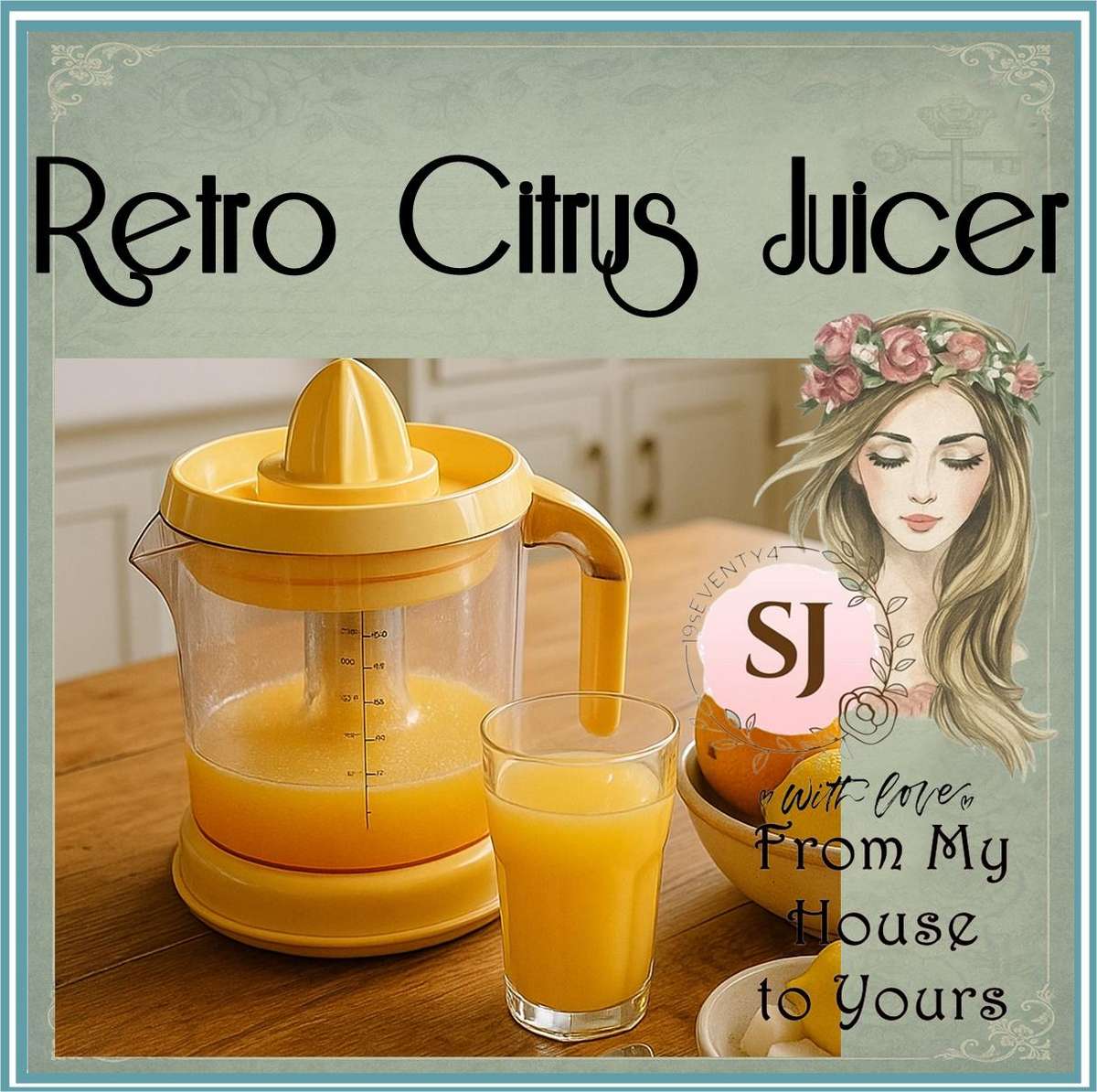 Retro Citrus Juicer (Perfect working Order)