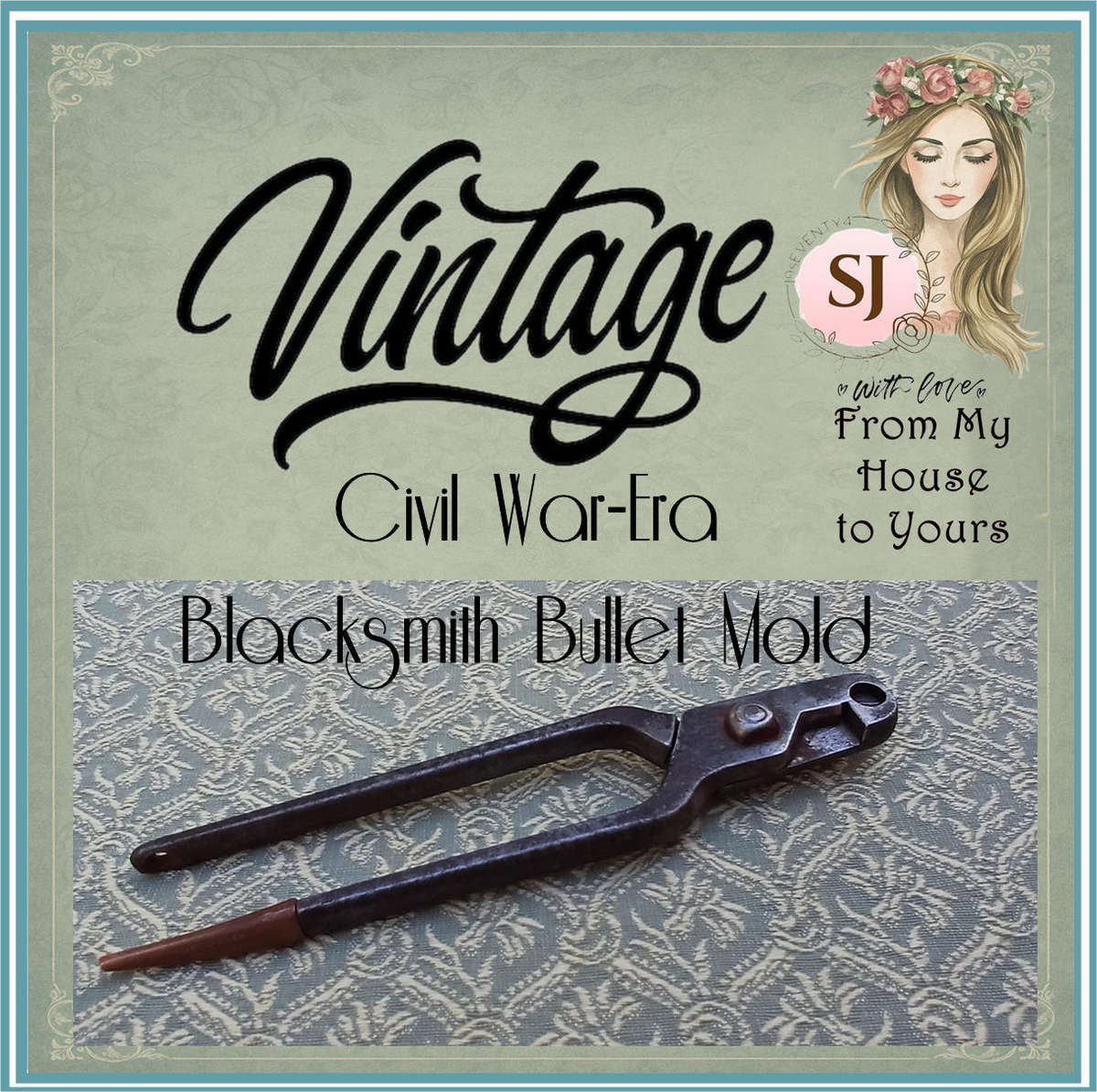 Civil WarEra Blacksmith Bullet Mold  Approx. 16cm (6)