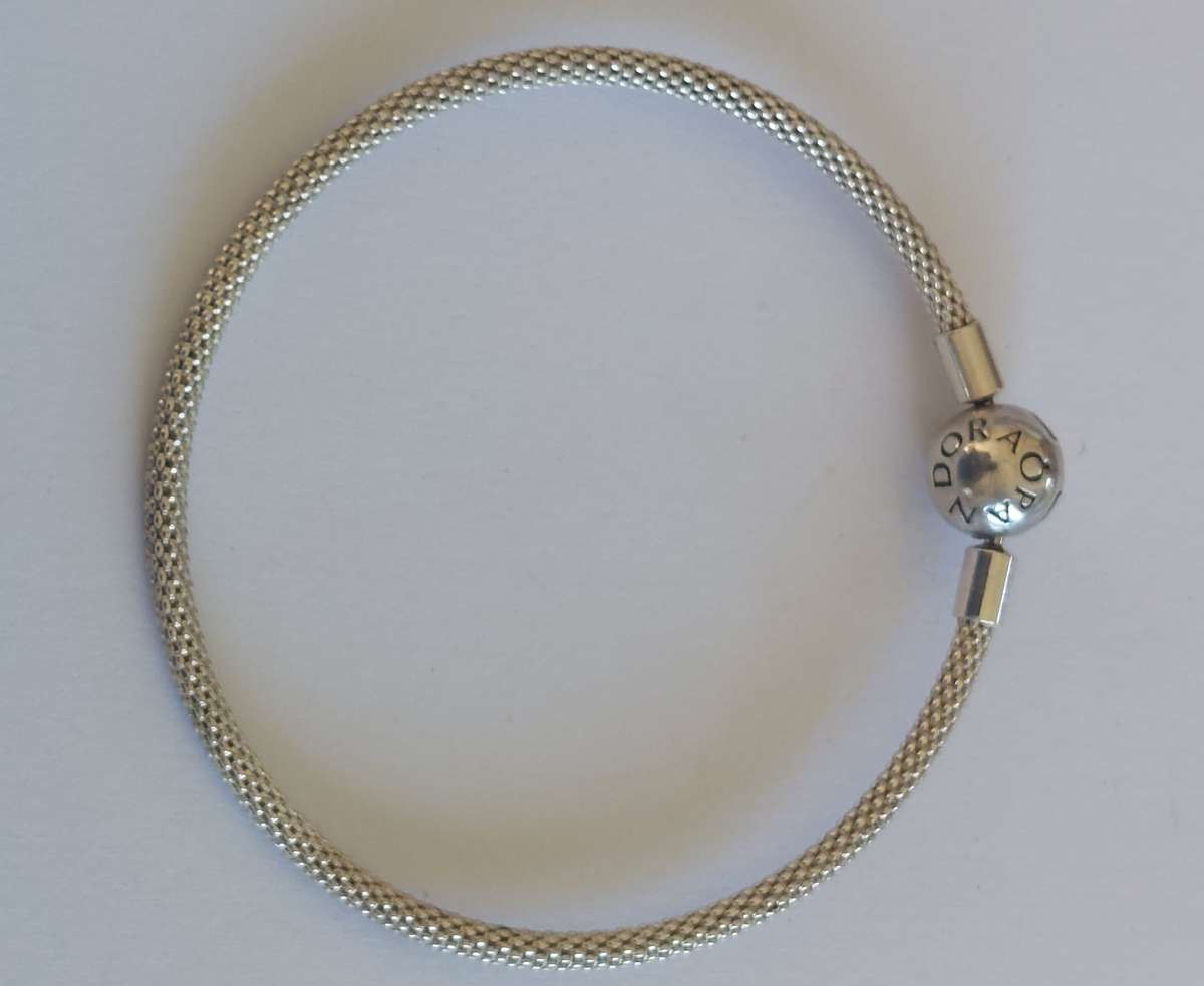 Wow Pandora sterling silver charm bangle 8.0g