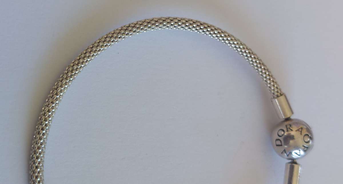 Wow Pandora sterling silver charm bangle 8.0g