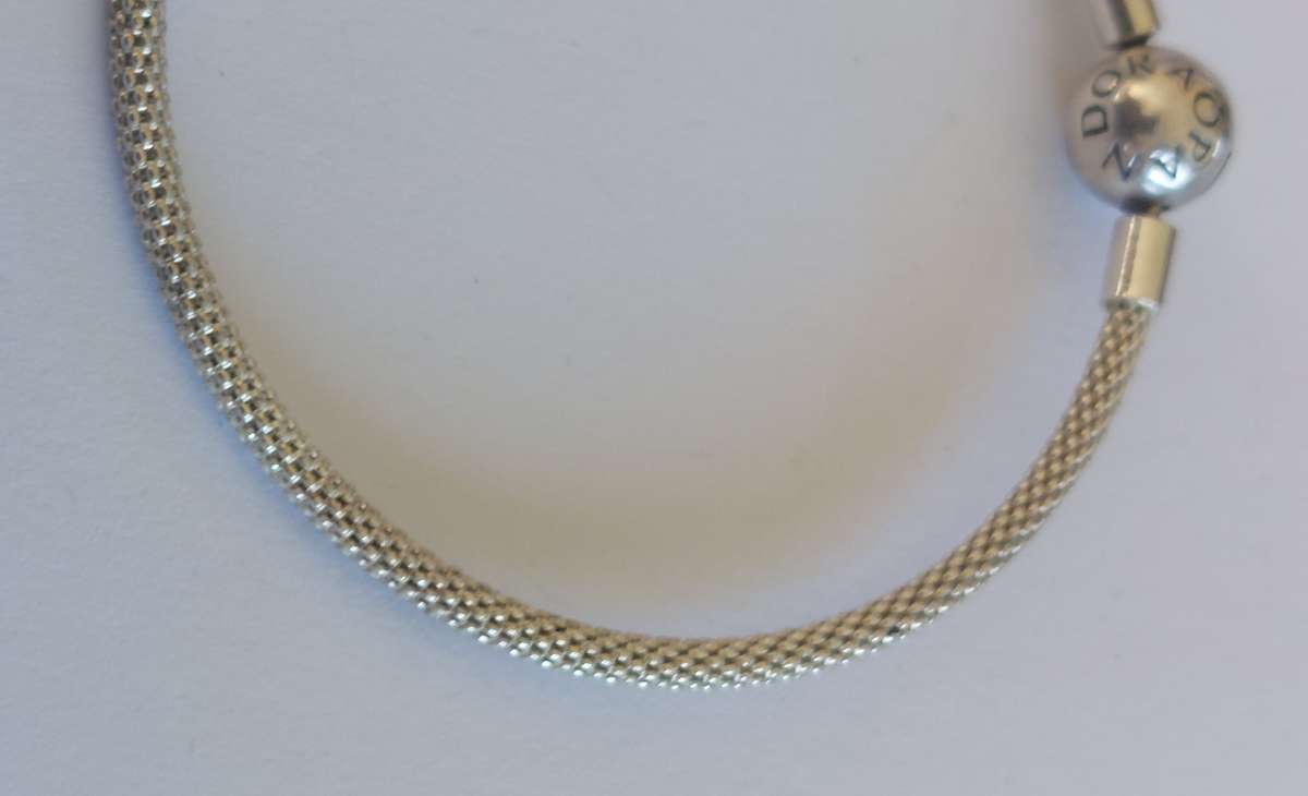 Wow Pandora sterling silver charm bangle 8.0g