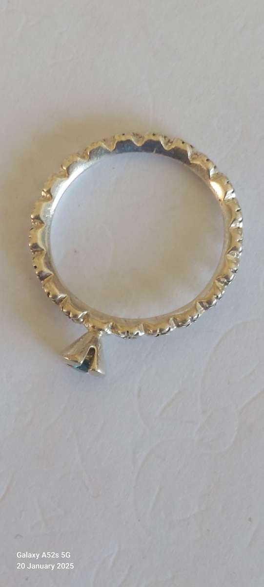 Vintage Denmark Hans Hendrik Nygaard sterling silver ring 1.8g