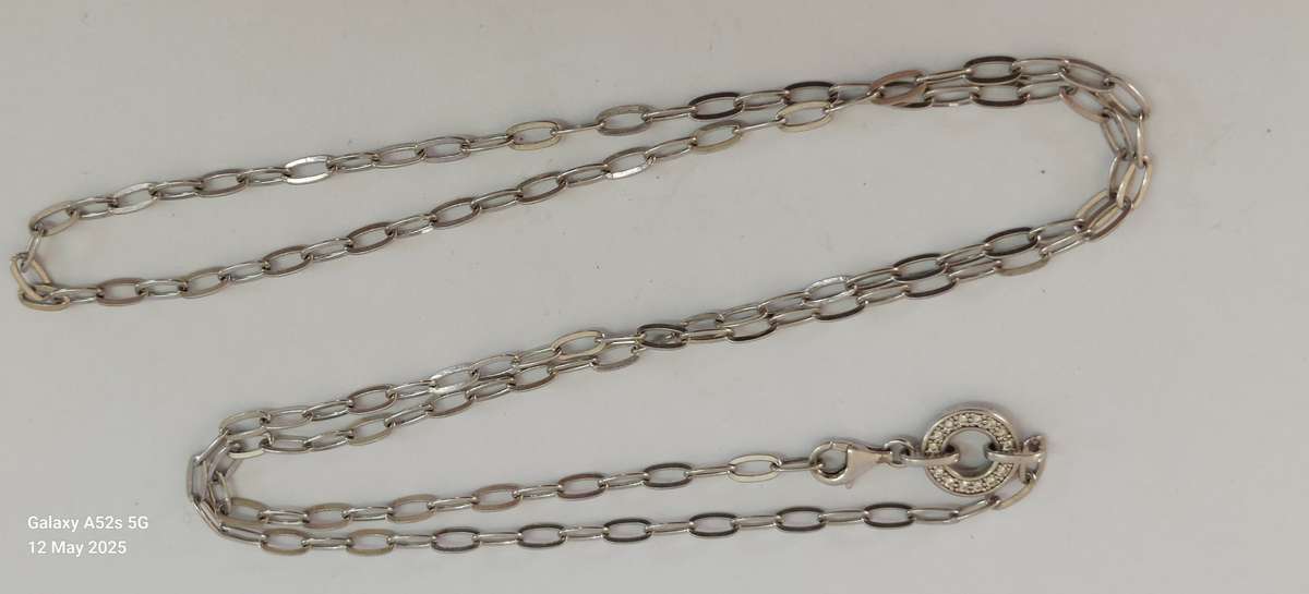 Amazing extra length SA sterling silver necklace 13.1gEngelsrufer
