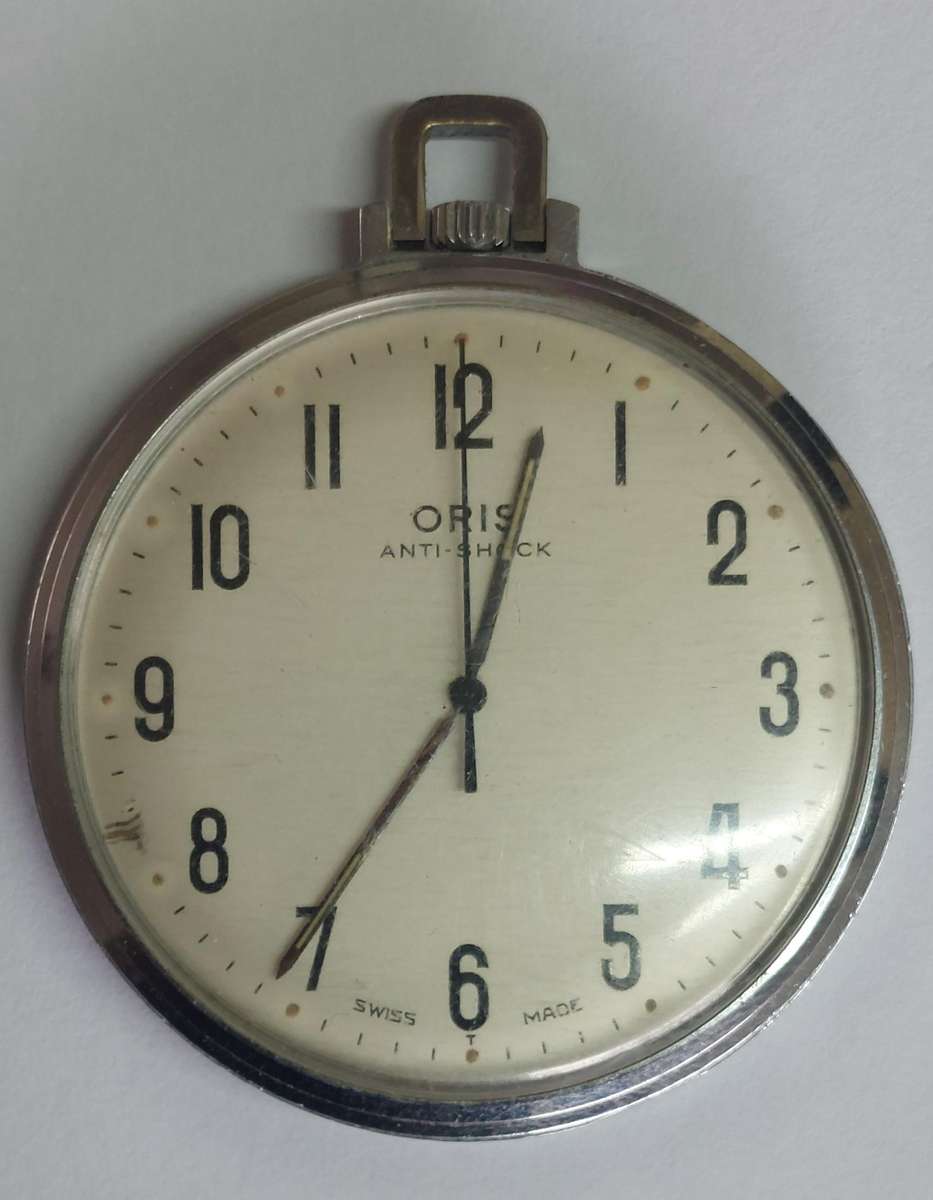 WOW!! Vintage 1950's Oris 7 jewels pocket watch 100% working!! Value R2500