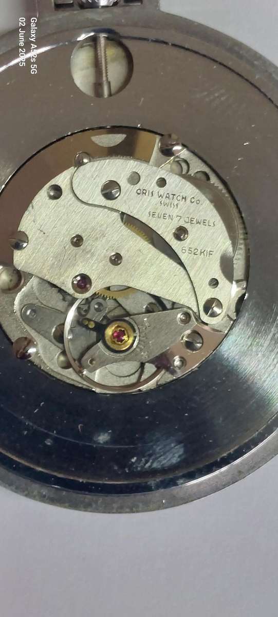 WOW!! Vintage 1950's Oris 7 jewels pocket watch 100% working!! Value R2500