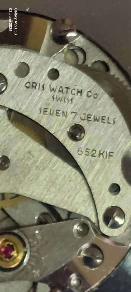 WOW!! Vintage 1950's Oris 7 jewels pocket watch 100% working!! Value R2500