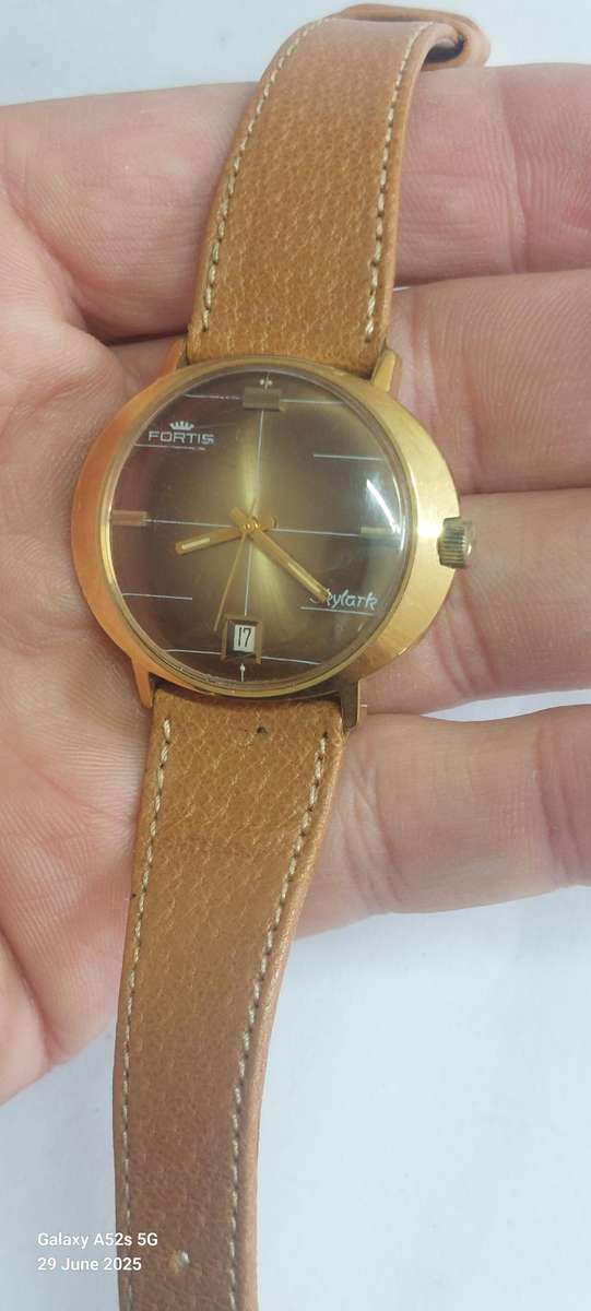 Vintage Fortis Skylark Automatic Gold Plated Watch