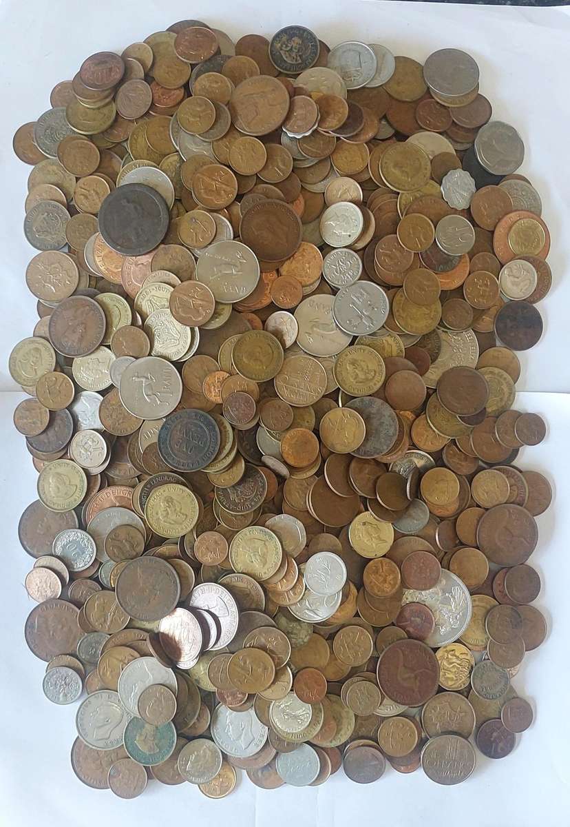 Large Collection of Coins - SA & International - 4481g