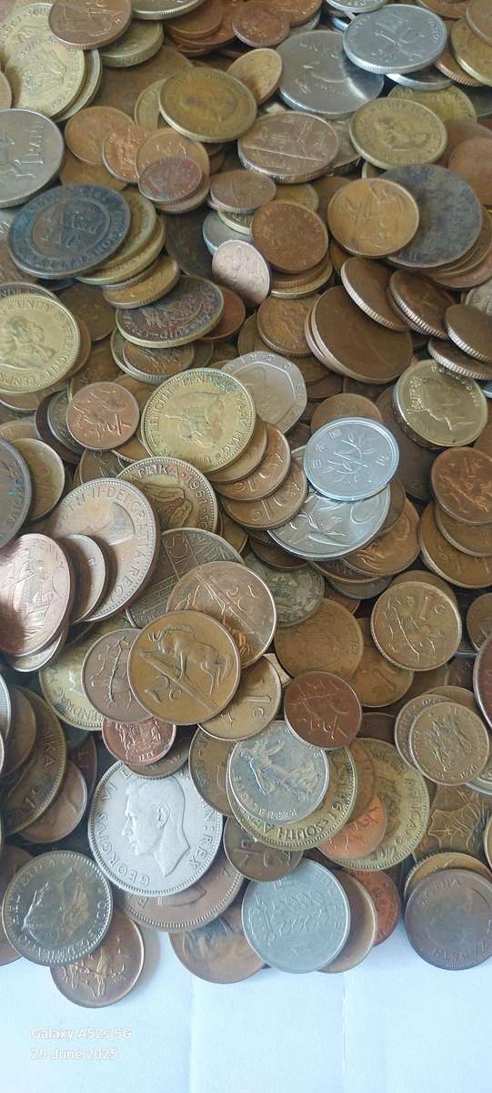 Large Collection of Coins - SA & International - 4481g