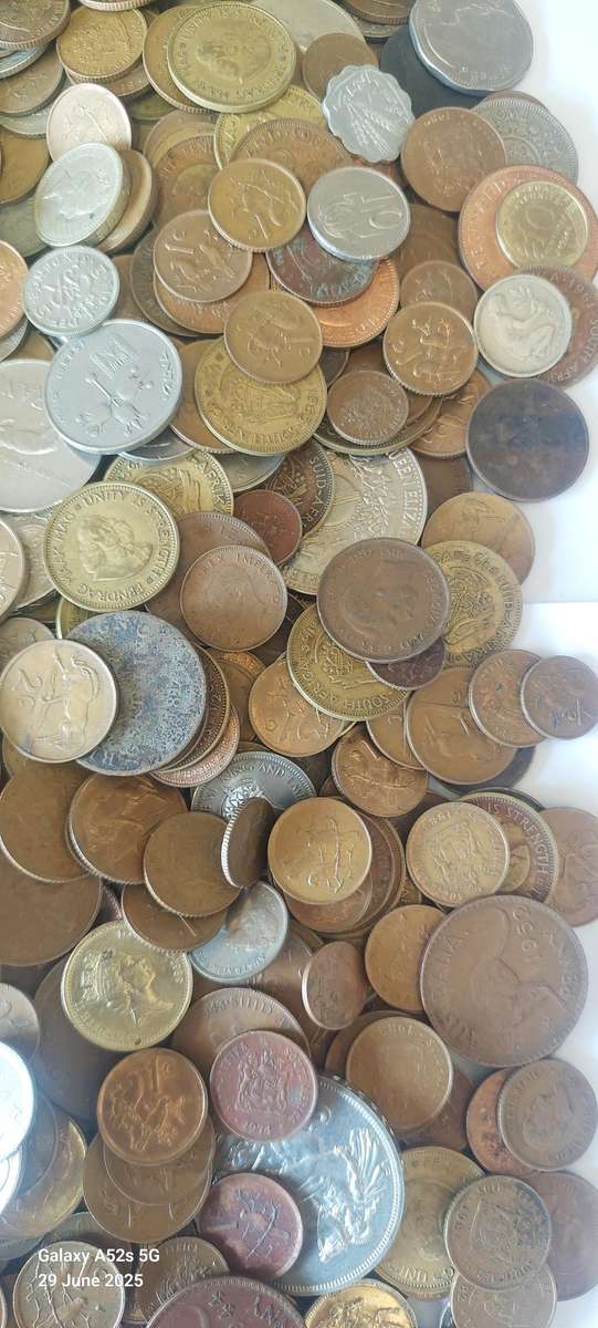 Large Collection of Coins - SA & International - 4481g