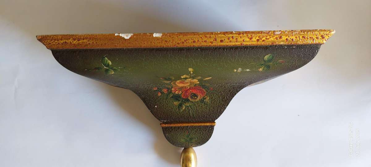 Vintage Le Castel clock with mantle sconce 100% working & chimes beautifully Value R3950