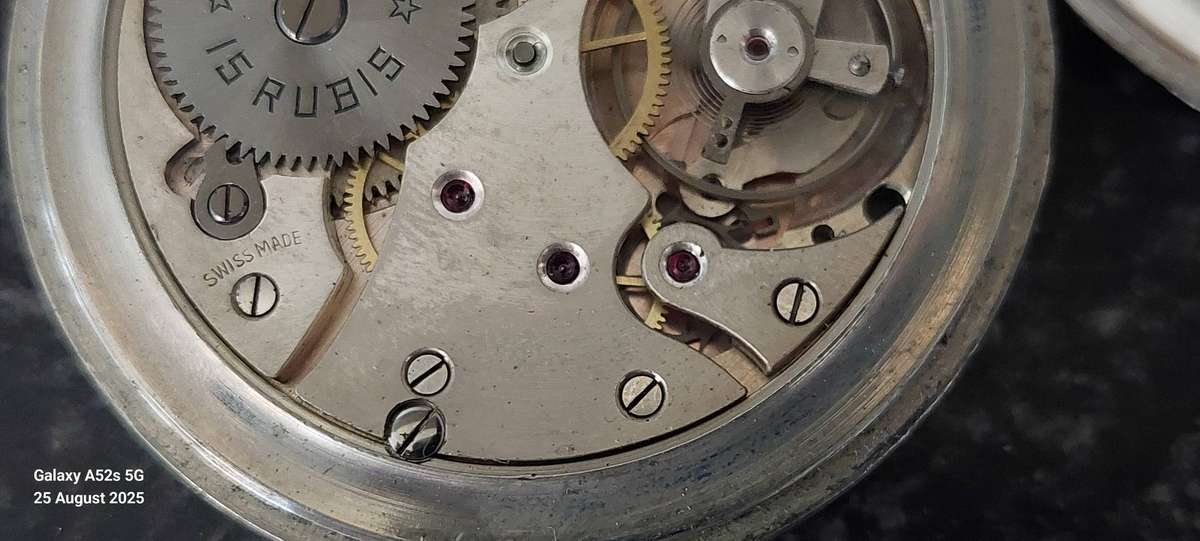 Very Rare! WW2 S.A military Lanco pocket watch 100% working Value R7500