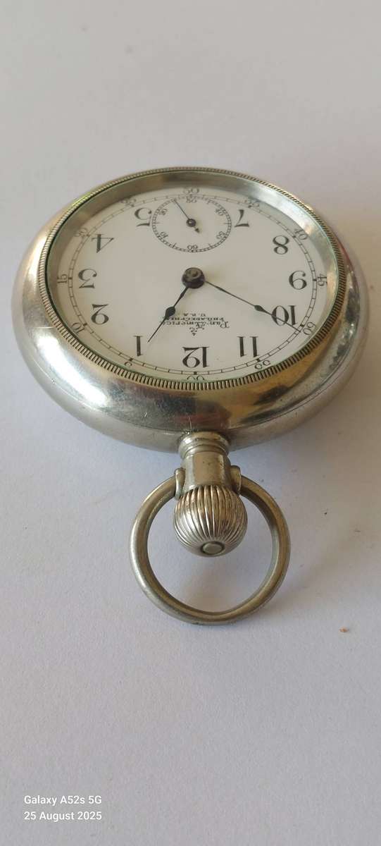 Large antique Pan American Railway pocket watch 100% working Value R3500