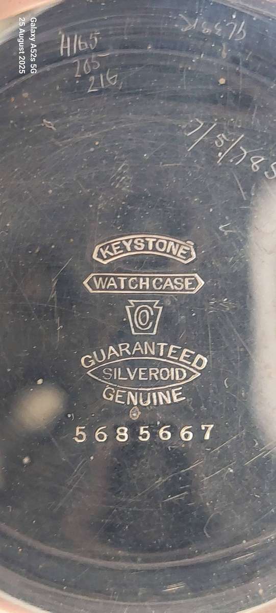 Large antique Pan American Railway pocket watch 100% working Value R3500