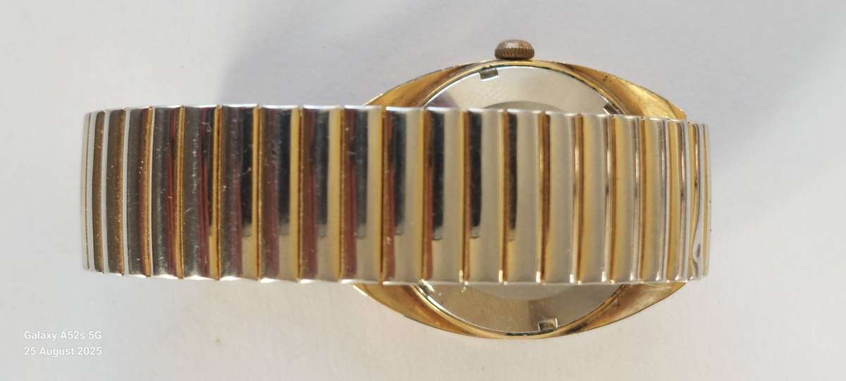 Wow!! Vintage 25 jewel Union Special automatic gold plated watch 100% working!!