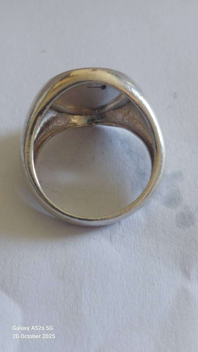 Wow!! Manchester United sterling silver enamel ring 7.5g