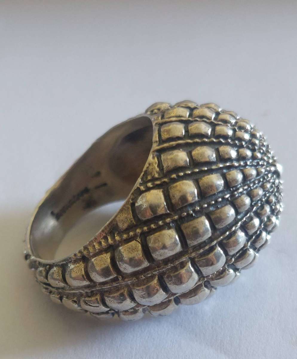 Spectacular!! Signed Italian designer organic form ring 27g Value R4500