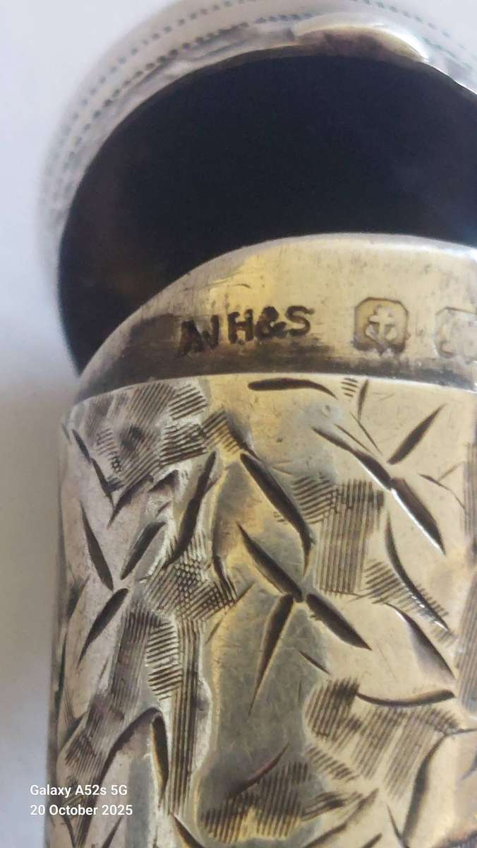 Wow!! 1902 Birmingham silver cigarette holder case makes a great pendant locket 13.4g