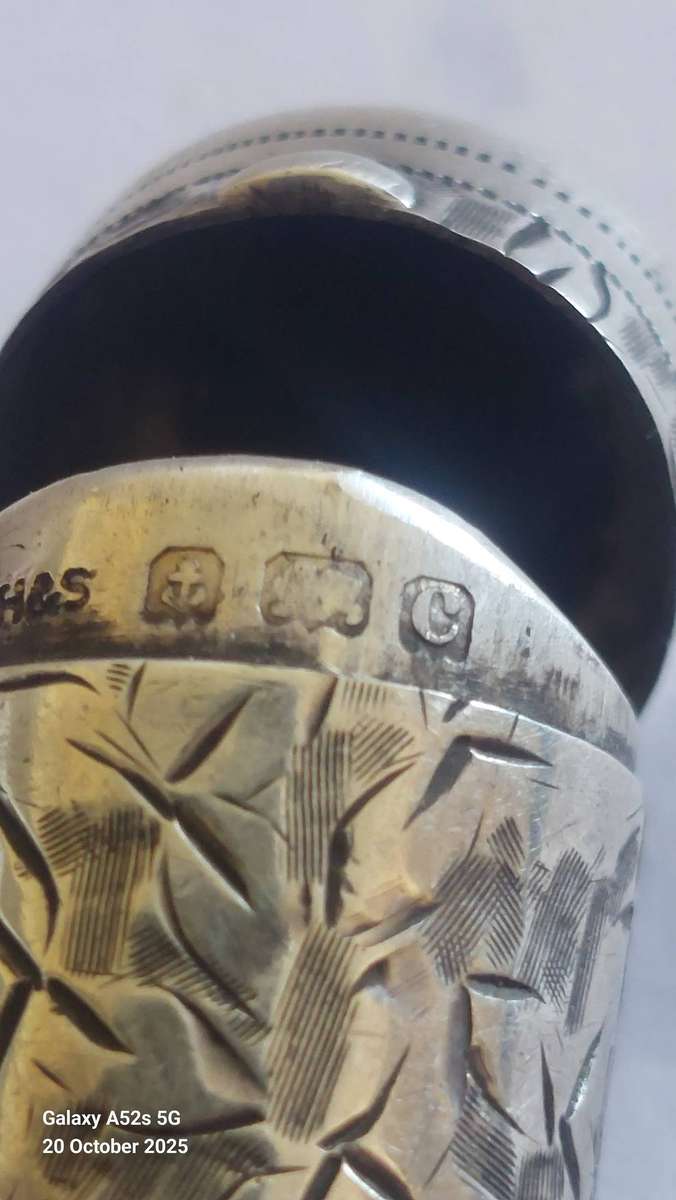 Wow!! 1902 Birmingham silver cigarette holder case makes a great pendant locket 13.4g