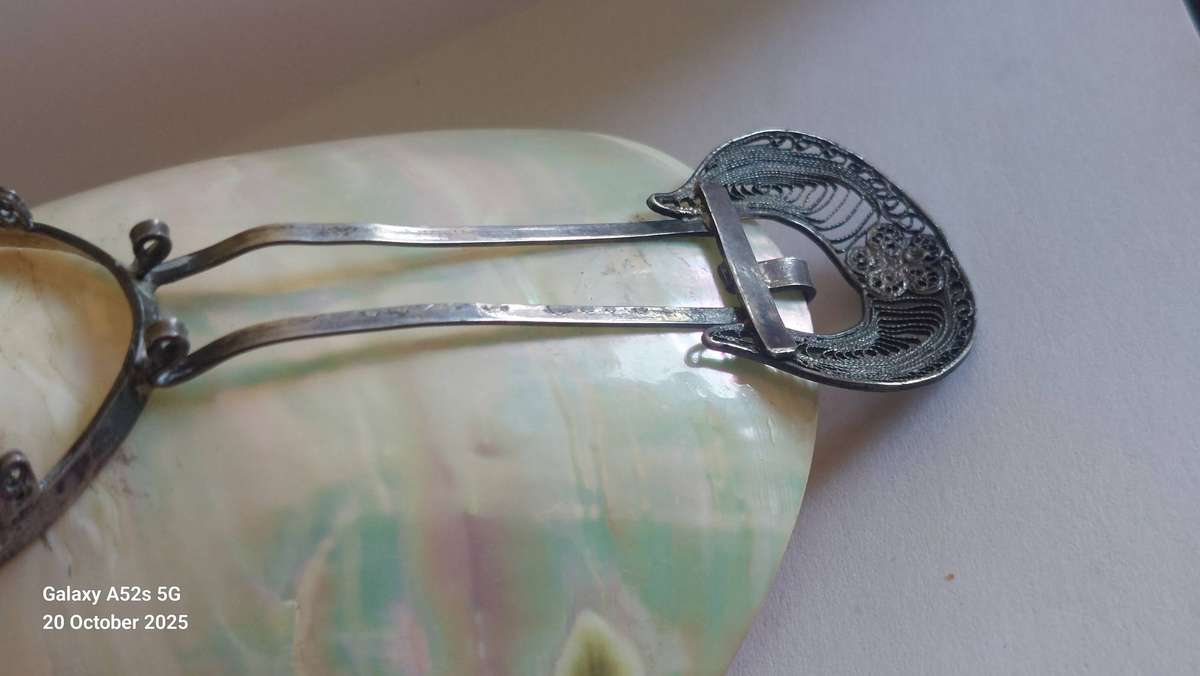 Amazing!! 19th century sterling silver Nautilus shell caviar dish circa 1890's Value R2500