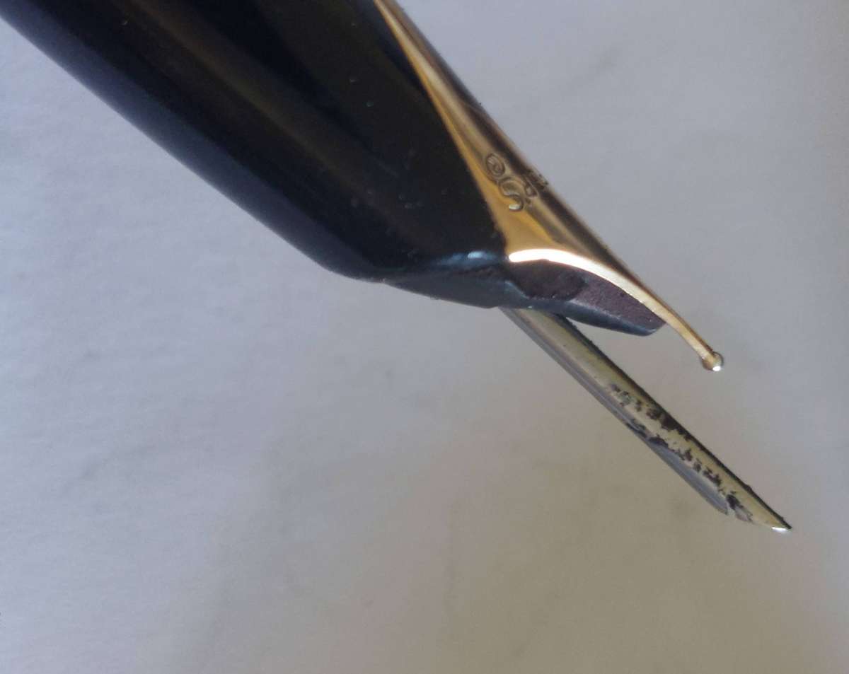 Rare!! 1959 Scheaffer PFM IV black snorkel 14ct gold nib fountain pen Value R4950