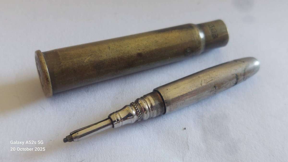 Wow!! WW1 war souvenir bullet propelling pencil