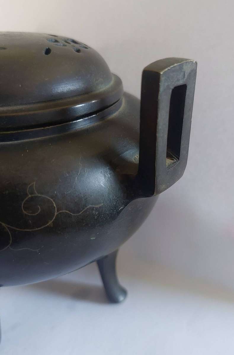 Very Rare! 19th century Japanese bronze censor circa 1870's Value R5500