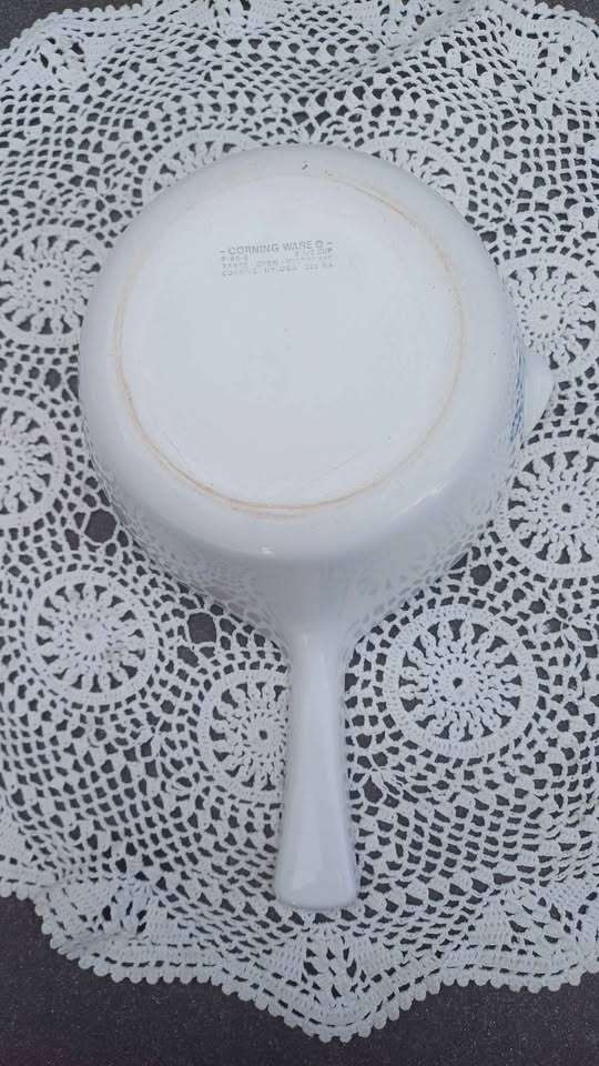 Small Vintage Corning Ware Blue Cornflower Saucepan
