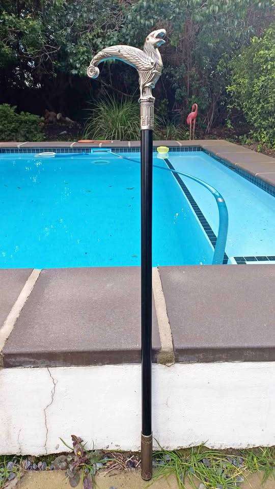 Vintage swordstick with eagle head pommel