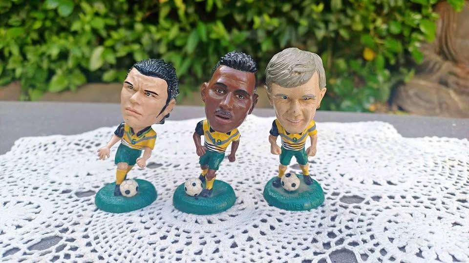 SAs finest! Mini Soccer figurines - Mark Fish, Lucas Radebe & Neil Tovey