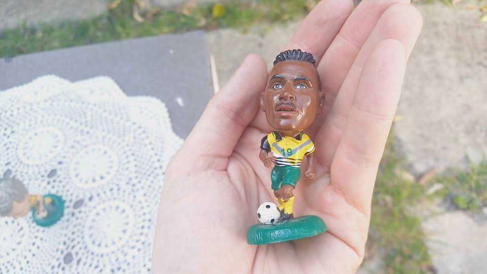 SAs finest! Mini Soccer figurines - Mark Fish, Lucas Radebe & Neil Tovey