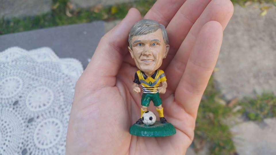 SAs finest! Mini Soccer figurines - Mark Fish, Lucas Radebe & Neil Tovey