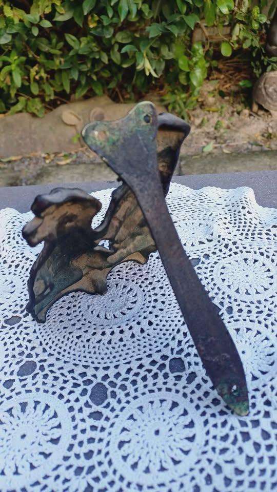 Vintage Brass Door Knocker. Sealyham Terrier Dogs. Elpec England .Reg 811901