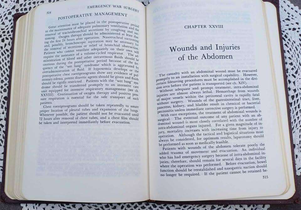 1975 Nato Handbook: Emergency War Surgery  + 1971 First Aid Notes for Rhodesian Army and Airforce