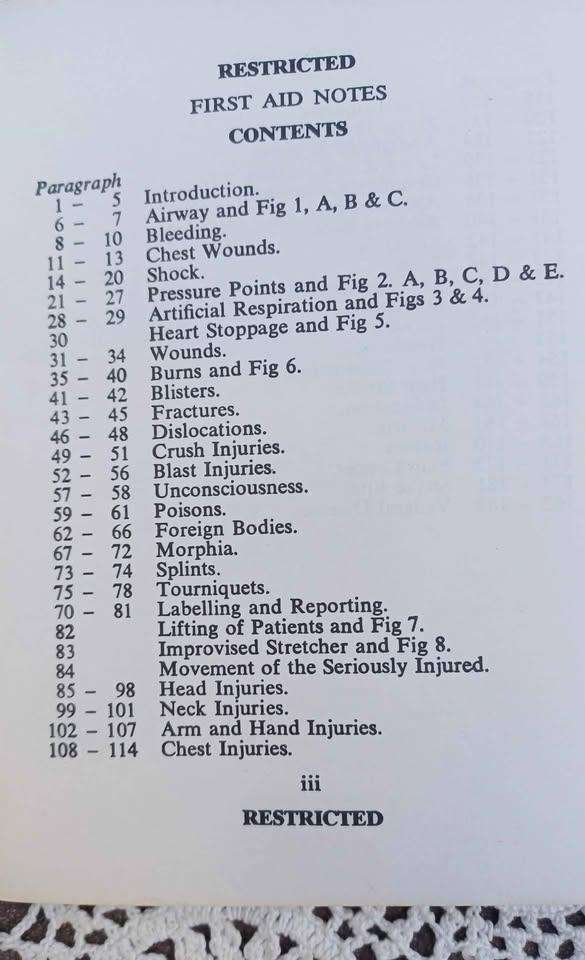 1975 Nato Handbook: Emergency War Surgery  + 1971 First Aid Notes for Rhodesian Army and Airforce