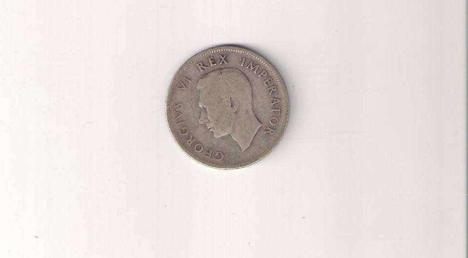 South African 2.5 Shilling Silver Coin