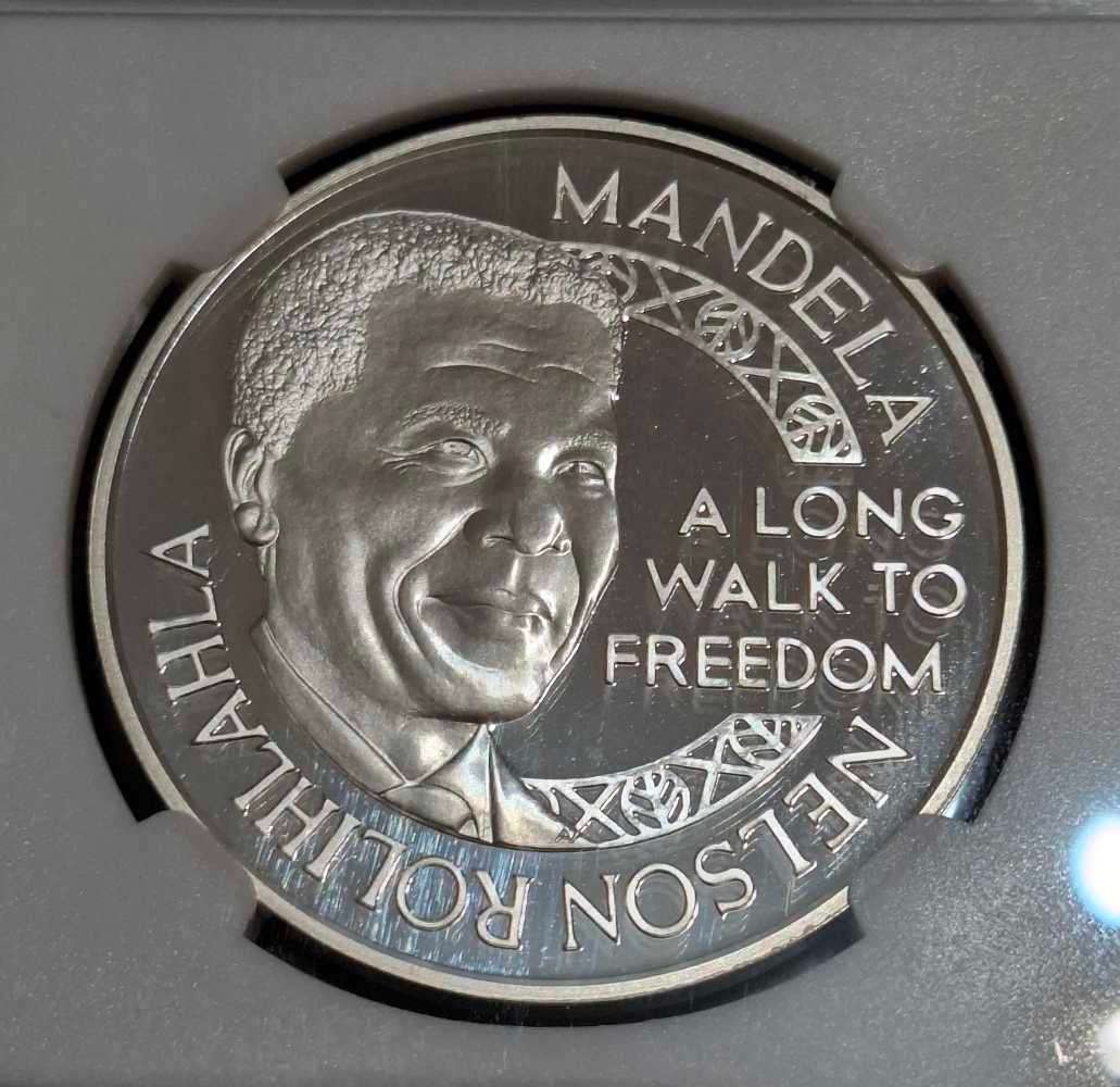 1993 Mandela A Long Walk To Freedom 1Oz Silver Coin