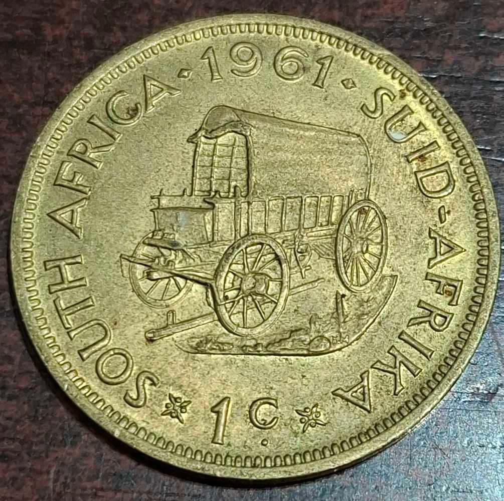 1961 1 Cent South Africa coin