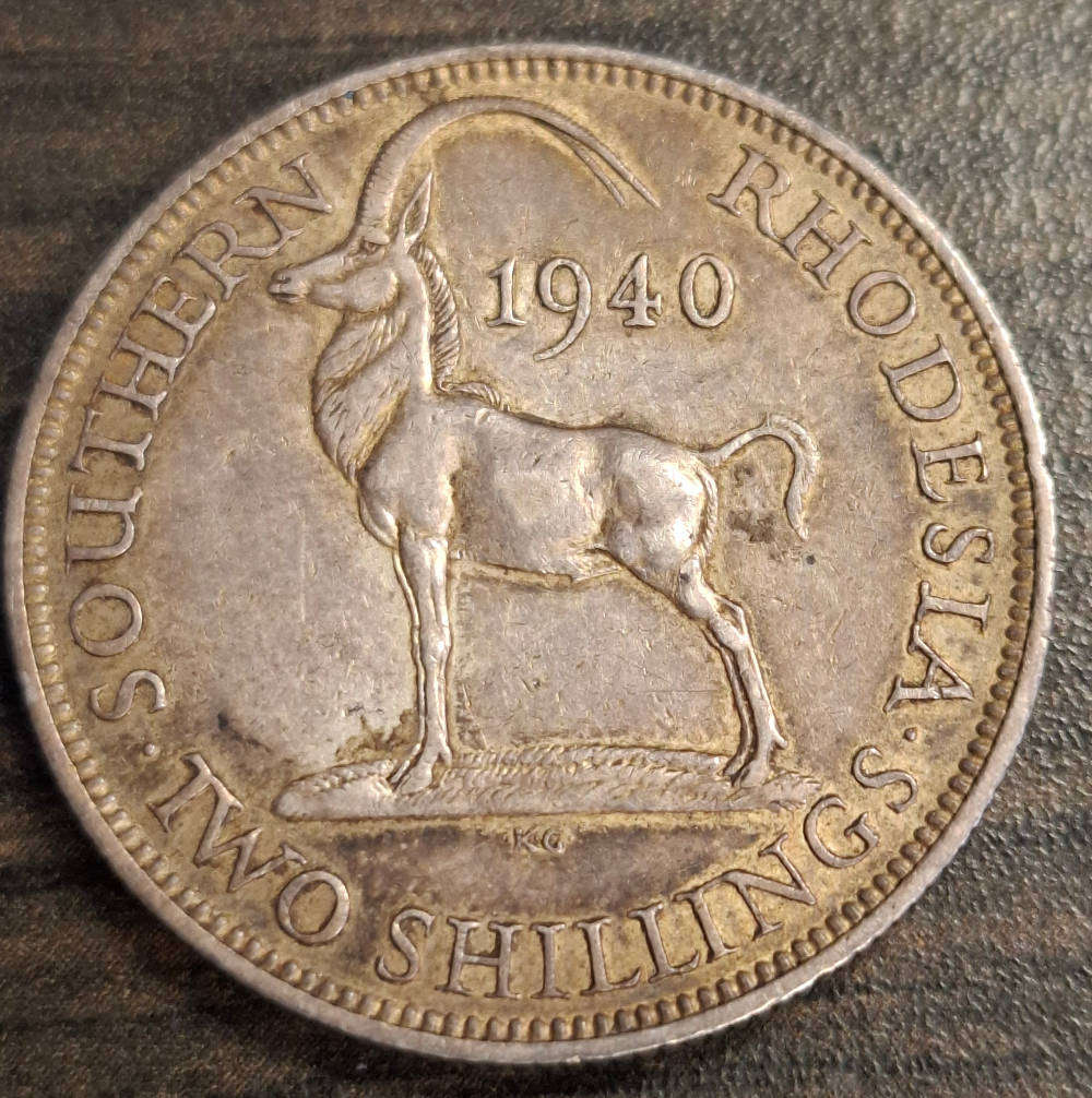 1940 S.Rhodesia 2 Shilling