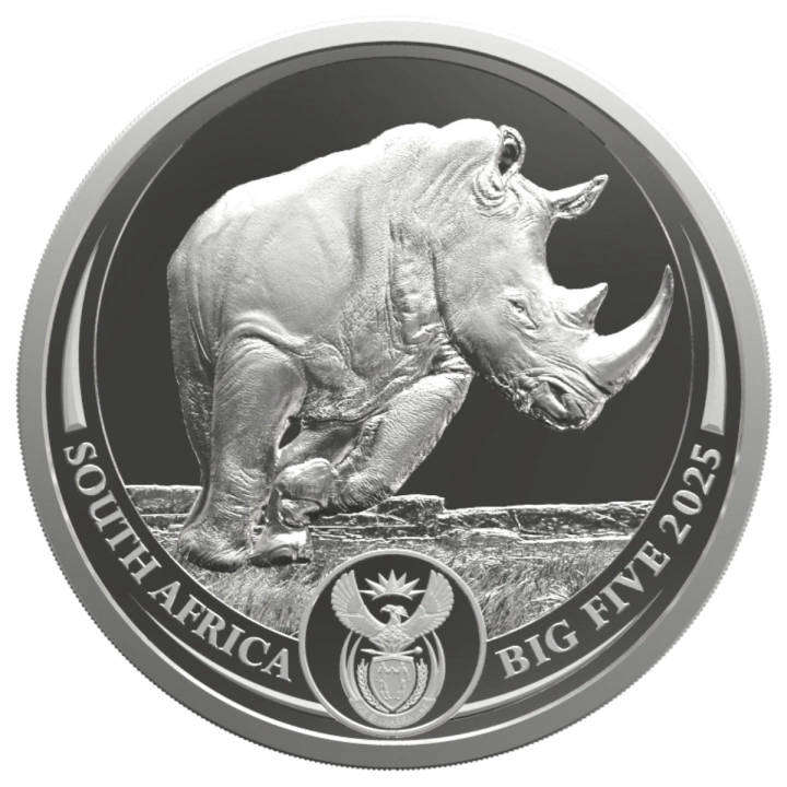 2025 1oz Silver Krugerrand Rhino Privy Mark & 1oz Silver Rhino Combo Set - Series 3