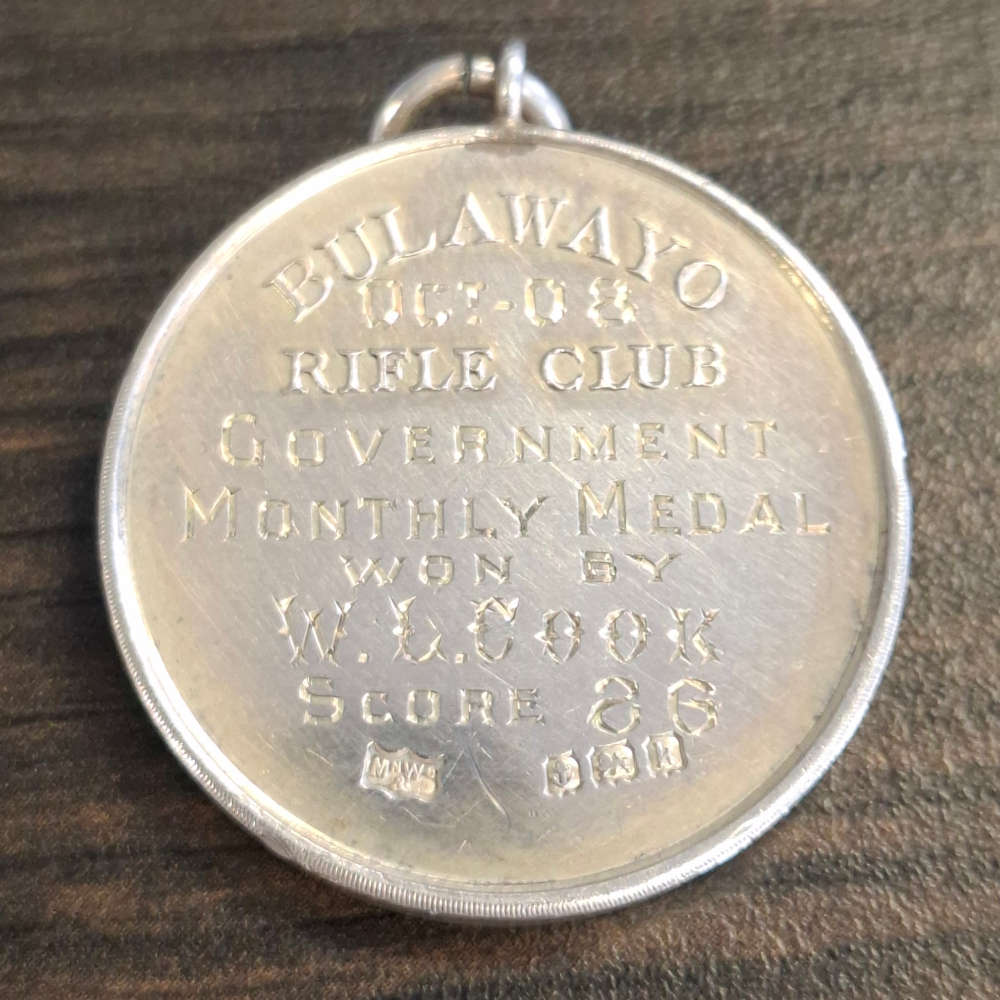 Rhodesia commemorative Rifle club medal