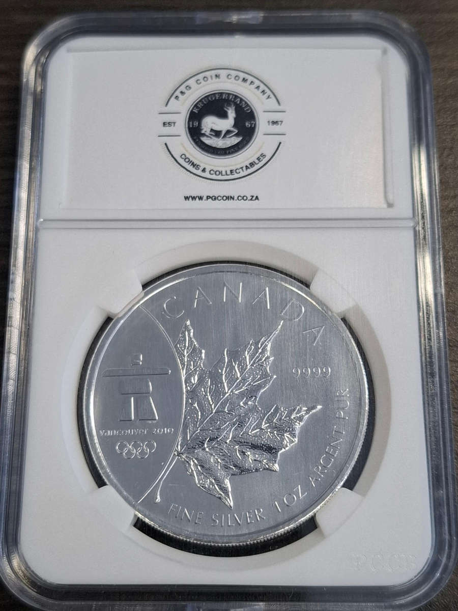 Silver Maple Leaf a special edition commemorating the Vancouver 2010 Olympic Winter Games