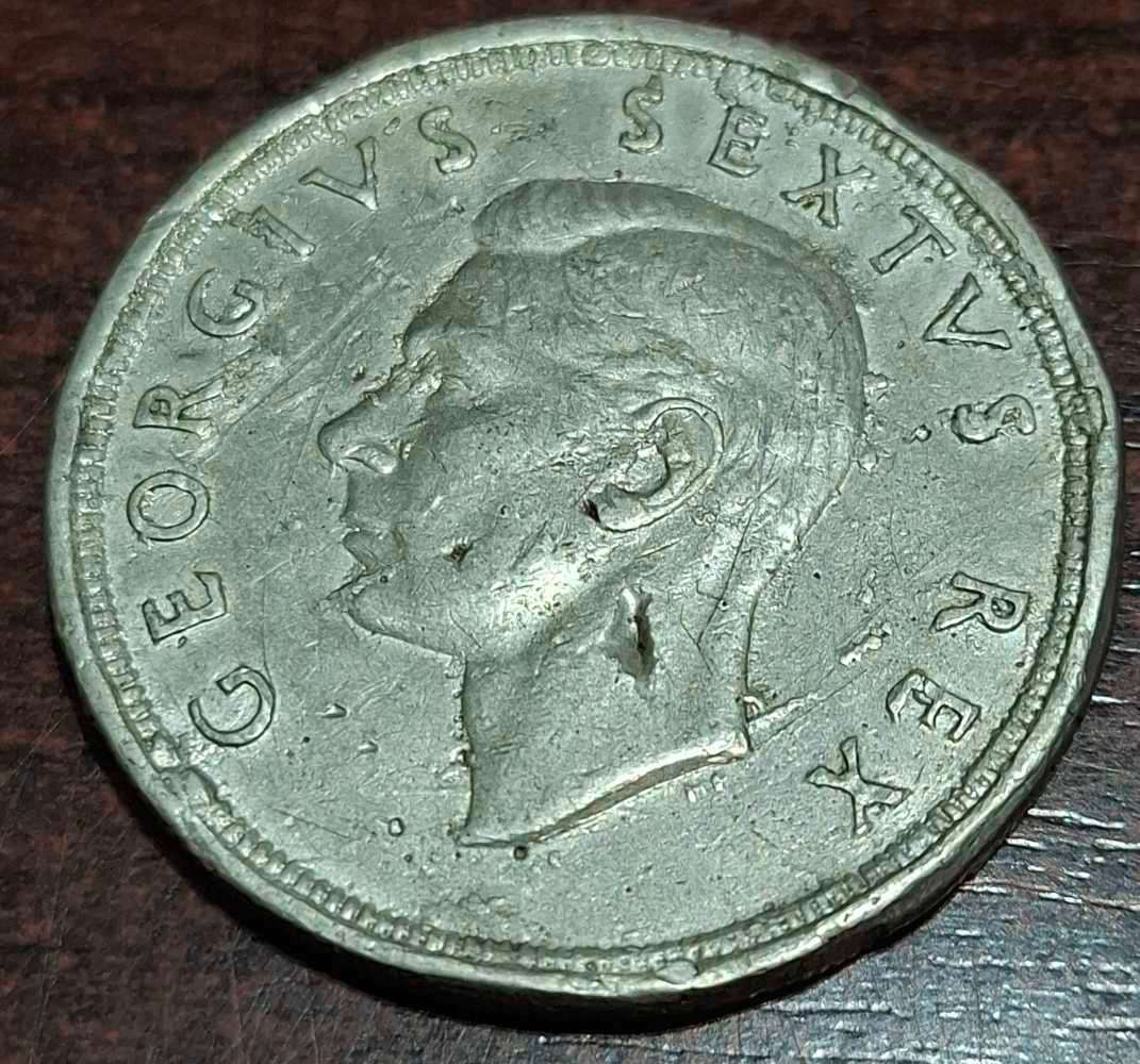 1948 African 5 Shillings coin