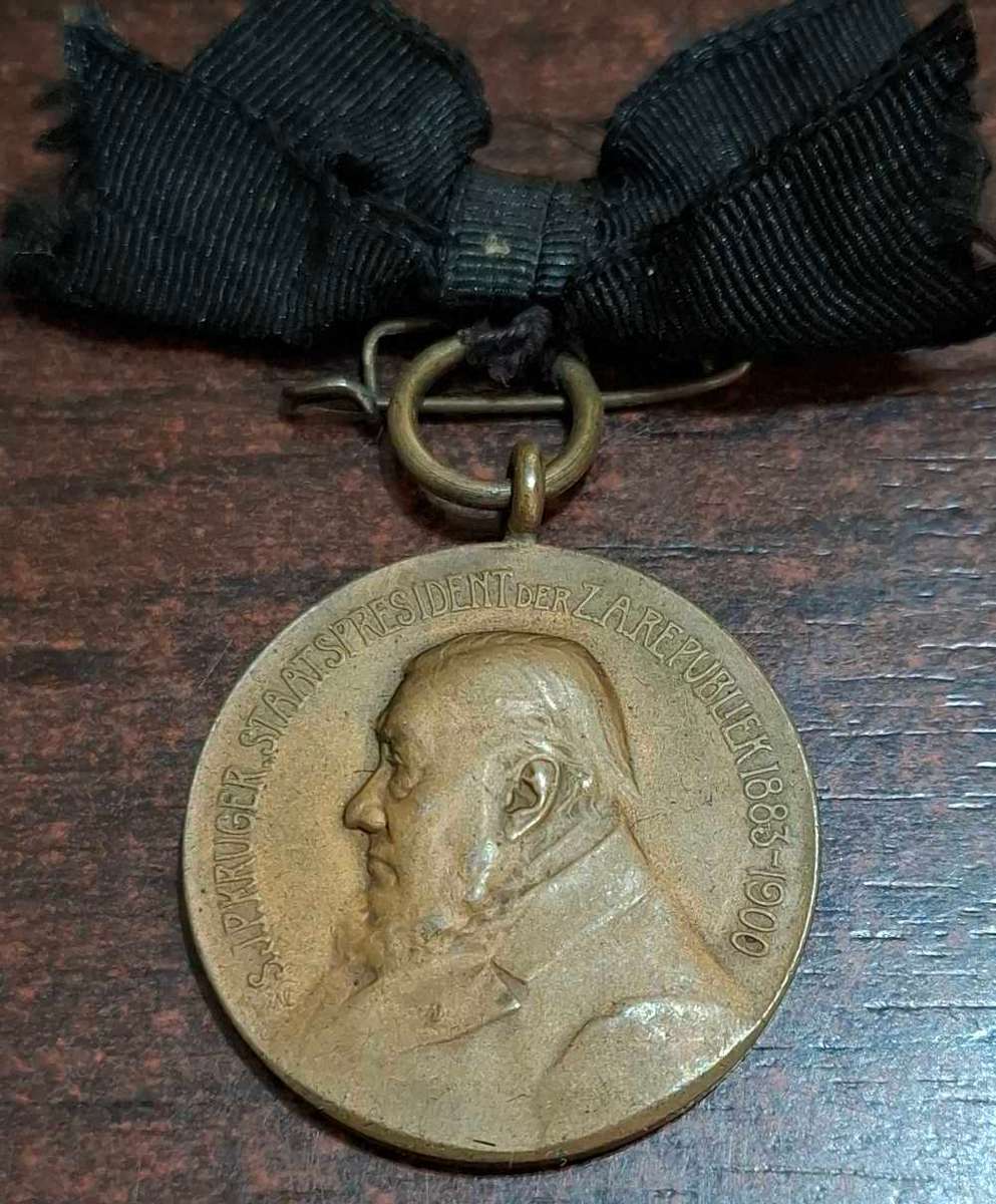 1904 Volkstem Funeral Medal of Paul Kruger