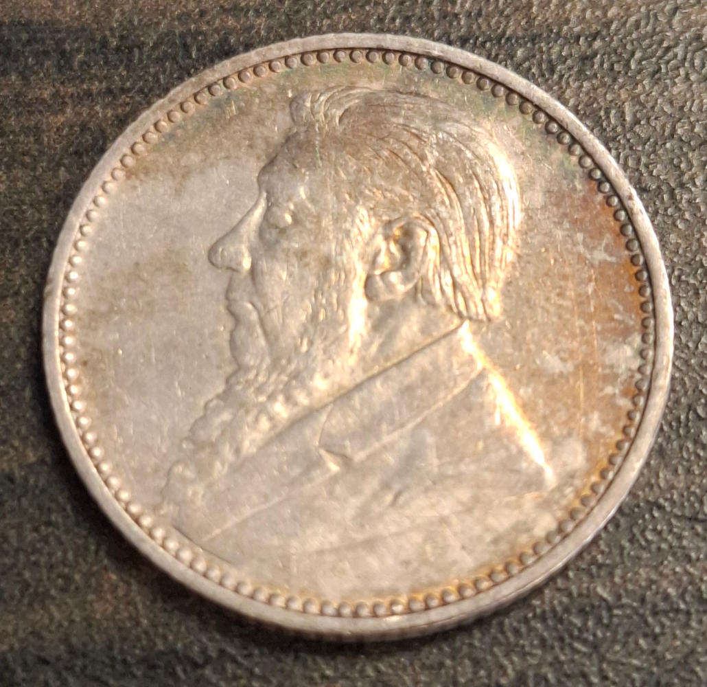 1897 South Africa Silver 6d (Sixpence)